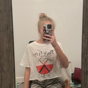 PINK FLOYD cropped tee